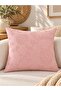 Powder Pink Cushion Cover with Embroidery Detail