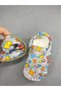 Baby Girls Boys Patterned Elastic Ergonomic Home Nursery Booties Slippers Shoes — Gray Uzay