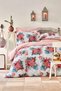 Elastic Sheet Duvet Cover Set Double Size Elegant Rose - 2