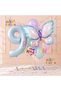 Pink Blue Butterfly 9 Years Old Balloon Set Butterfly Concept Birthday Balloon Balloon Set