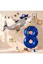 Pirate Shark and 8 Years Old Balloon Set Pirate Shark Concept Birthday Foil Balloon Set