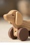 Montessori Wooden Sausage Dog with Wheels - 4