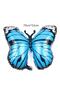 8 Years Old Blue Butterfly Balloon Set - Cream Colored Butterfly Concept - 3