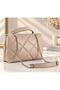 Women's Cream Shoulder Bag - 2