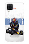 Samsung Galaxy A22 / M22 / M32 Compatible Max Verstappen Patterned Transparent Phone Case