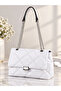 Women's White Shoulder Bag