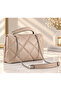 Women's Cream Shoulder Bag - 2