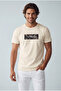 Men's Chest Printed Crew Neck T-Shirt - Montauk - 4