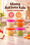 4-Piece Leak-Proof Storage Container - Breast Milk Baby Feeding Container Sauce Bowl Set 4X150 ml