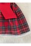Plaid Salopet Hat Red Blouse Set - 7