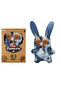 Fuggler Old Fogies Rabid Rabbit Blue Brown Plush Toy - 22.5 cm - 2