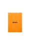 A4 notepad, stapled, 80 sheets, No. 18, Basic, orange