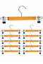 10 Pcs Clothes Hanger Wooden Hanger with Pegs Clothing Hanger Skirt Hanger with Pegs Pants Hanger