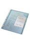 Plastic folder MAPA 3*20 sheets blue 3 separators COMB JUMBO - 3