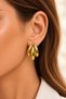 Oval Multiple Hoop Earrings