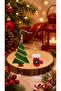 Miyuki Beads Handmade Gloves and Pine Tree Earrings New Year Christmas Noel - 5