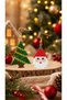 Miyuki Beads Handmade Santa Claus and Pine Tree Earrings New Year Christmas Noel - 7
