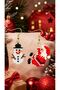 Miyuki Beads Handmade Santa Claus and Snowman Earrings New Year Christmas Noel - 4