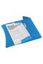 Plastic folder with elastic blue vivid - 2