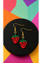 Miyuki Bead Handmade Strawberry Earrings - 2