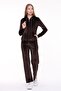 Women's Stone-Free Wide-Leg Velvet Suit