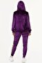 Leopard Purple Velvet Set - 4