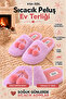 Fluffy Cherry Figured Slippers Women's Home Slippers Furry Slippers Dowry Bundle