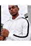 New Season 3 Threaded Combed Cotton Striped Full Zipper Jacket with Kangaroo Pockets - Baggy Sweatpants Bottom Top Set 2-Piece - 5