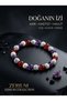Real Natural Stone Bracelet Emotional Energy and Motivation Howlite Red Agate Amethyst Stone - 7