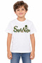 Saudi Heritage Golden Palm & Swords Graphic Kids T-Shirt - 3