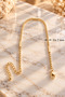 Steel Linea Cylinder Detailed Cube Chain Bracelet 2 mm Gold Color |   Anti-Tarnish, Male, 2 Years Warranty - 3