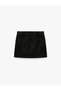 A-Line Regular Waist Regular Fit Cotton Jacquard Mini Skirt - 6