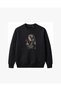 Güllü Dindar Women's Embroidered Crew Neck Sweatshirt Unisex - 2