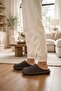 Unisex Bitter Brown Homey Soft Fur Inside Waterproof Winter House Slippers 3 cm Byndhfay01 - 4