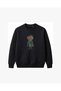 Pumpkin Gothic Doll Girl Embroidered Crew Neck Sweatshirt Unisex - 2