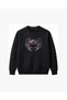 Colorful Crab Sailor Embroidered Crew Neck Sweatshirt Unisex - 2
