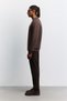 Men's Brown Crew Neck 3 Thread Threaded -5 Degree Resistant Regular Fit Sweatshirt A62Y1291 - 3