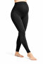 Cotton High Waist Belly Support and Black Stretch Combed Cotton Maternity Leggings - 4