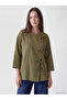 Esvab • Modern & Distinctive Double-Breasted Roba Collar Lace-Up Women's Kimono