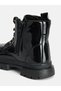 Leopard Patterned Lace-Up Girls' Boots - 3
