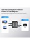 محول مشاركة طابعة USB لجهازي كمبيوتر - يتضمن كابلين USB بطول 5 أقدام/1.5 متر، لا يتطلب برنامج تشغيل - 5