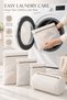 4-Piece Fine Mesh Laundry Bags with Zippers, Washing Machine Wash Bag Set for Delicates, Lingerie & Socks - 8