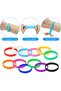 Green Silicone Wristbands, Pack of 10, Blank Rubber Bracelets pack of 100 - 2