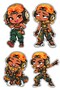 Valorant Raze Sticker Set 22 Pieces |   Game Themed Sticker - 3