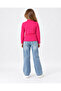 Boys Girls Ribbed Half High Neck Long Sleeve Basic Blouse - 3
