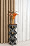 Beige Thermal Linen Blackout Lined Plain Pleatless Extrafoam Gathered Blackout Light-Proof Heat-Resistant Background - 3