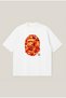 Bape Magma Printed Oversize Boxy Cut Unisex 100% Cotton Tshirt |   Streetwear