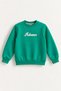Girl's Furry Printed Sweatshirt 10-13 Years Old - 2