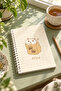 Cat Animal Patterned A5 Spiral Colorful Notebook 45 Sheets 90 Pages 300 Gr Cover Pytkdftr006 - 2