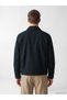 Nevavm with Difference Lcw Vision Navy Blue Regular Fit Shirt Collar Men's Jacket - 5